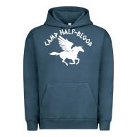 Pigment Midnight Navy camp half blood Urban Hoodie - artisFamous