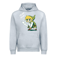 Heather Grey i’m not zelda Urban Hoodie - artisFamous