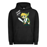 Pigment Black i’m not zelda Urban Hoodie - artisFamous