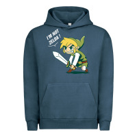 Pigment Midnight Navy i’m not zelda Urban Hoodie - artisFamous