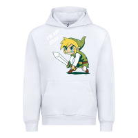 White i’m not zelda Urban Hoodie - artisFamous