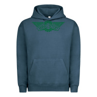 Pigment Midnight Navy wingstop Urban Hoodie - artisFamous