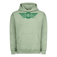 Pigment Oil Green wingstop Urban Hoodie - artisFamous