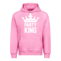 Fuchsia Pink party king Urban Hoodie - artisFamous