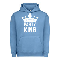 Pigment Pebble Blue party king Urban Hoodie - artisFamous