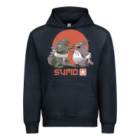 Navy sumo pop Urban Hoodie - artisFamous