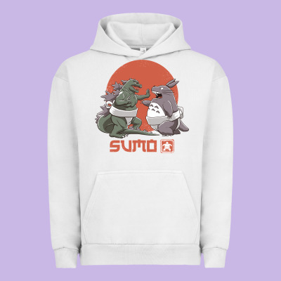 Sumo Pop Urban Hoodie Designed By Artisfamous