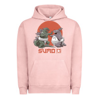 Pigment Salmon sumo pop Urban Hoodie - artisFamous