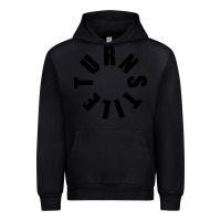 Black TURNSTILE BLACK ON WHITE Urban Hoodie - artisFamous