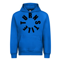 Cobalt TURNSTILE BLACK ON WHITE Urban Hoodie - artisFamous