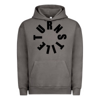 Pigment Tornado TURNSTILE BLACK ON WHITE Urban Hoodie - artisFamous