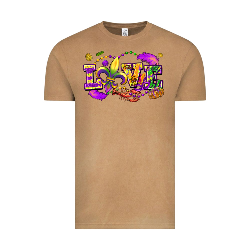 Love Mardi Gras Vintage Tee by FaDigitalArtStudio | Teevron