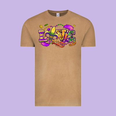 Love Mardi Gras Vintage Tee Designed By Fadigitalartstudio