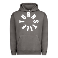 Pigment Tornado TURNSTILE WHITE ON BLACK. Urban Hoodie - artisFamous