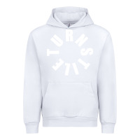 White TURNSTILE WHITE ON BLACK. Urban Hoodie - artisFamous