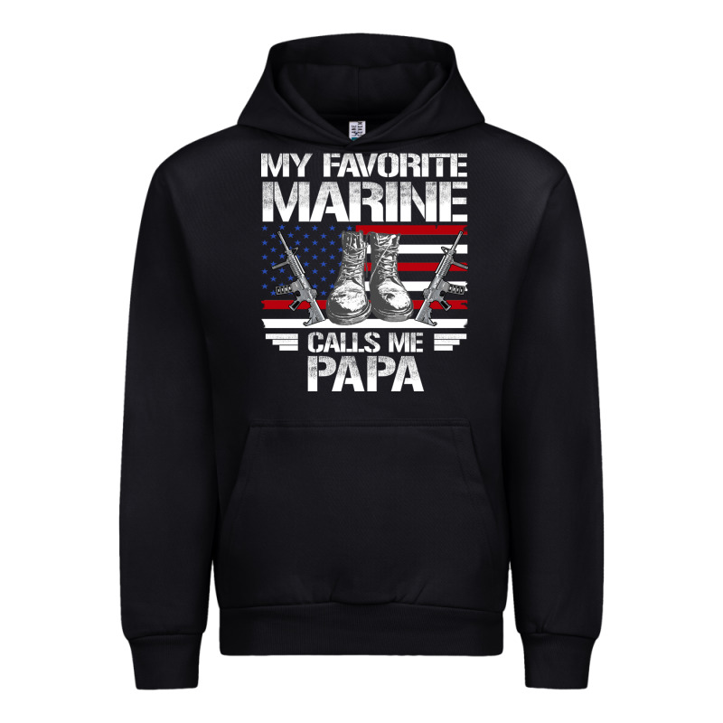 Marine Papa, Gifts My Favorite Marine Calls Me Pa Pa Military Mother Urban Hoodie by artisFamous | Teevron