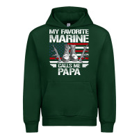 Forest Green marine papa, gifts my favorite marine calls me pa pa military mother Urban Hoodie - artisFamous