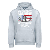 Heather Grey marine papa, gifts my favorite marine calls me pa pa military mother Urban Hoodie - artisFamous