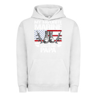 Pigment Lunar Rock marine papa, gifts my favorite marine calls me pa pa military mother Urban Hoodie - artisFamous