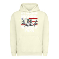 Pigment Pistachio marine papa, gifts my favorite marine calls me pa pa military mother Urban Hoodie - artisFamous