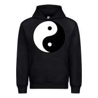 Black Yin and yang Urban Hoodie - artisFamous