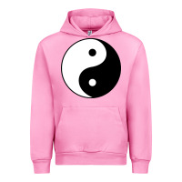 Fuchsia Pink Yin and yang Urban Hoodie - artisFamous