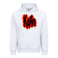 White vintage kor'n Urban Hoodie - artisFamous