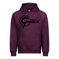 Mauve Wine gretsch Urban Hoodie - artisFamous