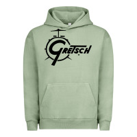 Pigment Oil Green gretsch Urban Hoodie - artisFamous