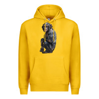Lemon Chimpanzee Illustrations Premium Hoodie - LillyAllenDesigns