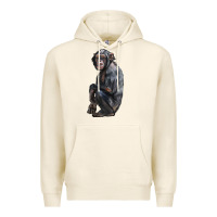 Tofu Chimpanzee Illustrations Premium Hoodie - LillyAllenDesigns