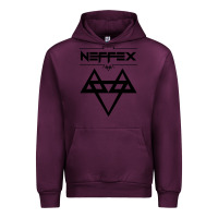 Mauve Wine neffex Urban Hoodie - artisFamous
