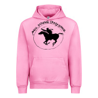 Fuchsia Pink neil young Urban Hoodie - artisFamous