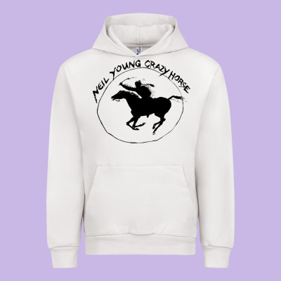 Neil Young Urban Hoodie Designed By Artisfamous