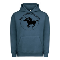 Pigment Midnight Navy neil young Urban Hoodie - artisFamous