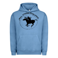 Pigment Pebble Blue neil young Urban Hoodie - artisFamous