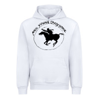 White neil young Urban Hoodie - artisFamous