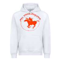 White neil young Urban Hoodie - artisFamous