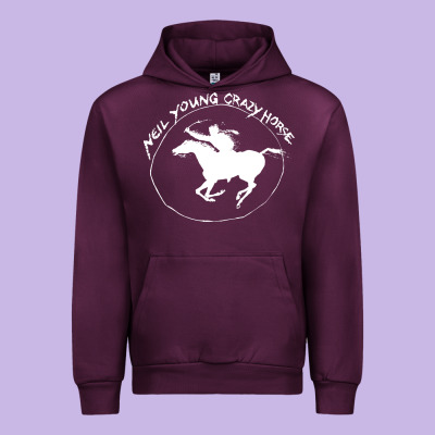 Neil Young Urban Hoodie Designed By Artisfamous