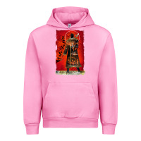 Fuchsia Pink vintage candyman be my victim halloween Urban Hoodie - artisFamous