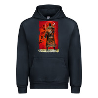 Navy vintage candyman be my victim halloween Urban Hoodie - artisFamous