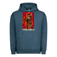 Pigment Midnight Navy vintage candyman be my victim halloween Urban Hoodie - artisFamous