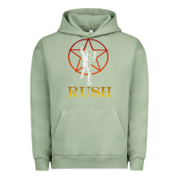 Pigment Oil Green rush vintage starman unisex Urban Hoodie - artisFamous