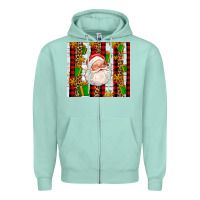 Seafoam santa with gifts Zipper Hoodie - AdoDesignShop