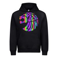 Black reflective 7 lions Urban Hoodie - artisFamous