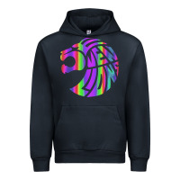 Navy reflective 7 lions Urban Hoodie - artisFamous