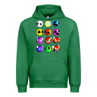 Emerald geometry dash difficulty  faces Urban Hoodie - artisFamous