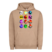 Pigment Burro geometry dash difficulty  faces Urban Hoodie - artisFamous