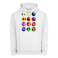 Pigment Lunar Rock geometry dash difficulty  faces Urban Hoodie - artisFamous