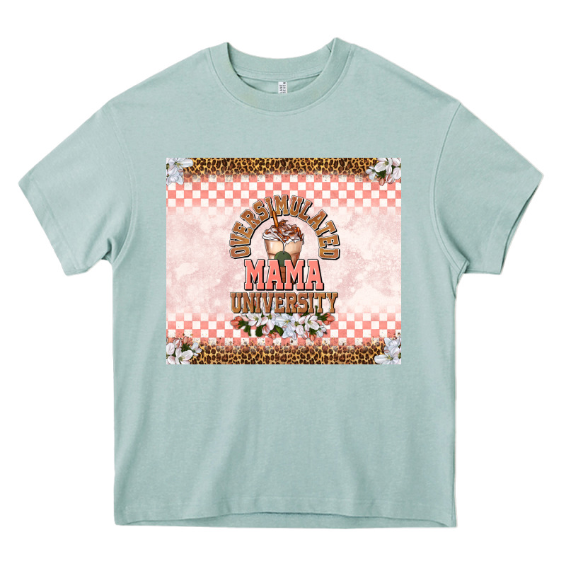 Oversimulated Mama University Heavy Core Tee by TumblerDesignByShophia | Teevron
